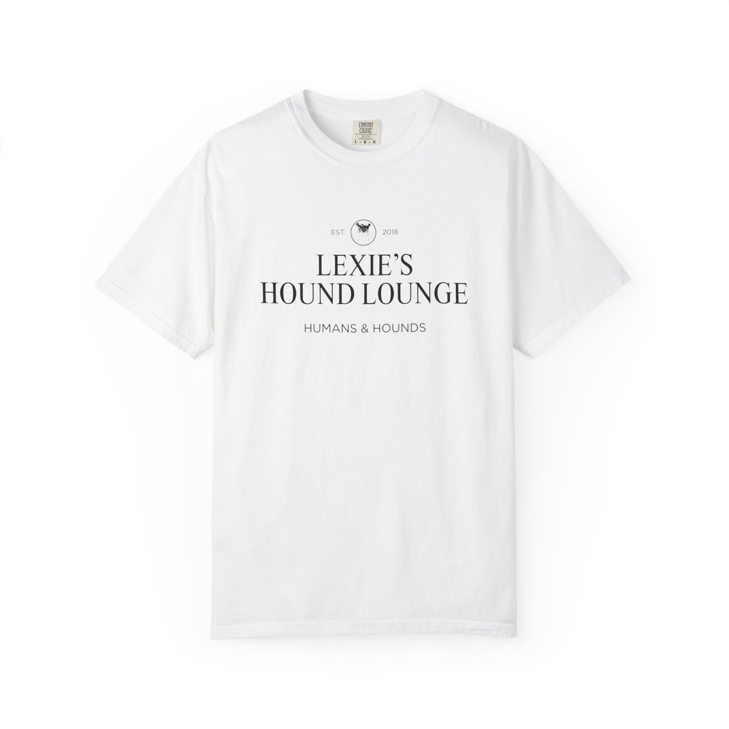 Lexie’s Hound Lounge Comfort Colors Logo Tee