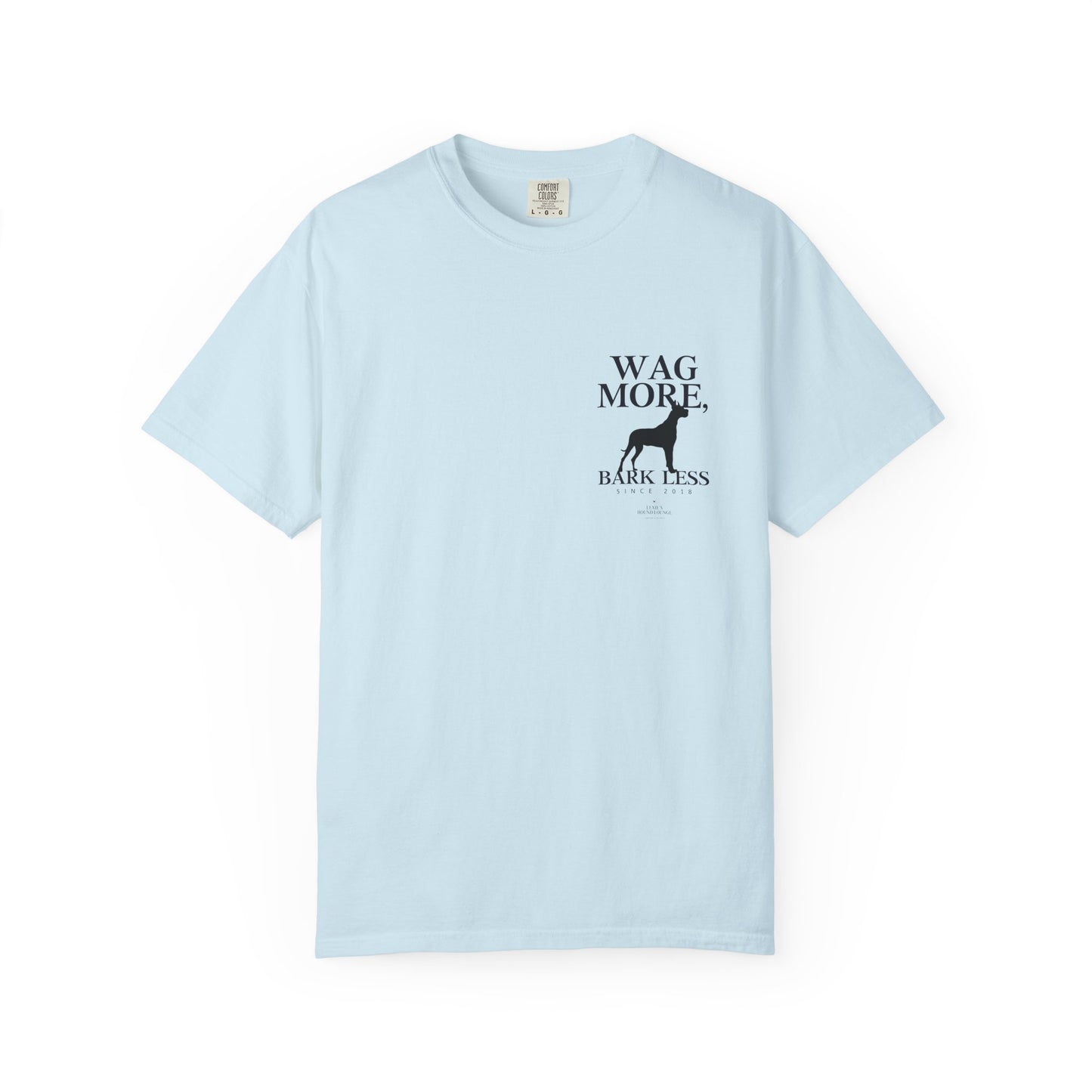 Wag More Bark Less Unisex T-Shirt for Dog Lovers