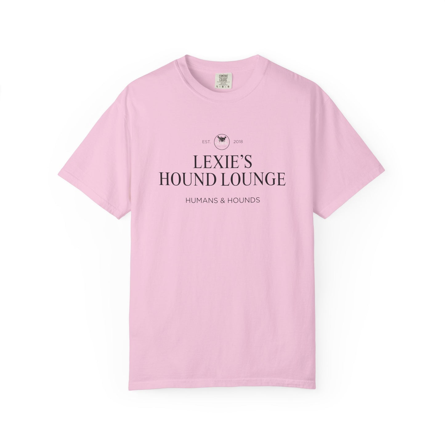 Lexie’s Hound Lounge Comfort Colors Logo Tee