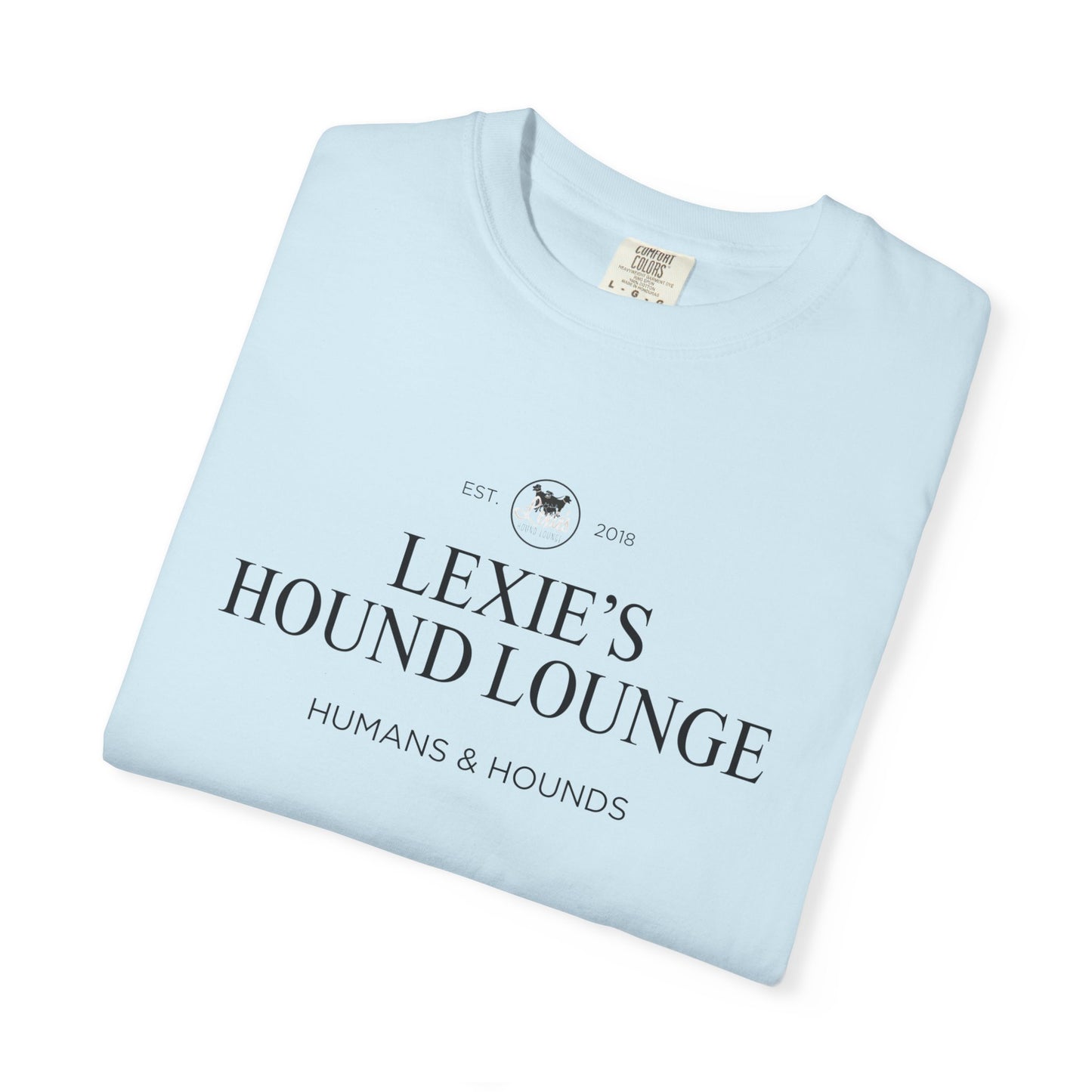Lexie’s Hound Lounge Comfort Colors Logo Tee