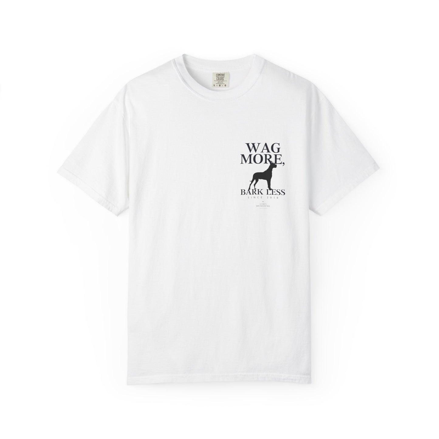 Wag More Bark Less Unisex T-Shirt for Dog Lovers