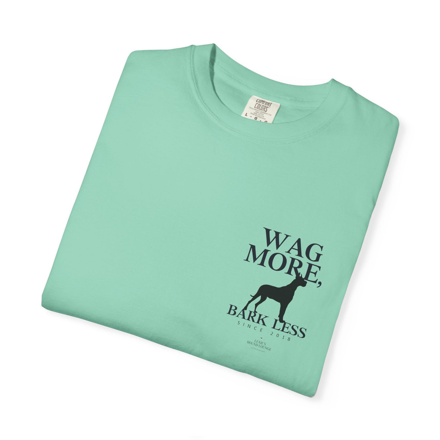 Wag More Bark Less Unisex T-Shirt for Dog Lovers