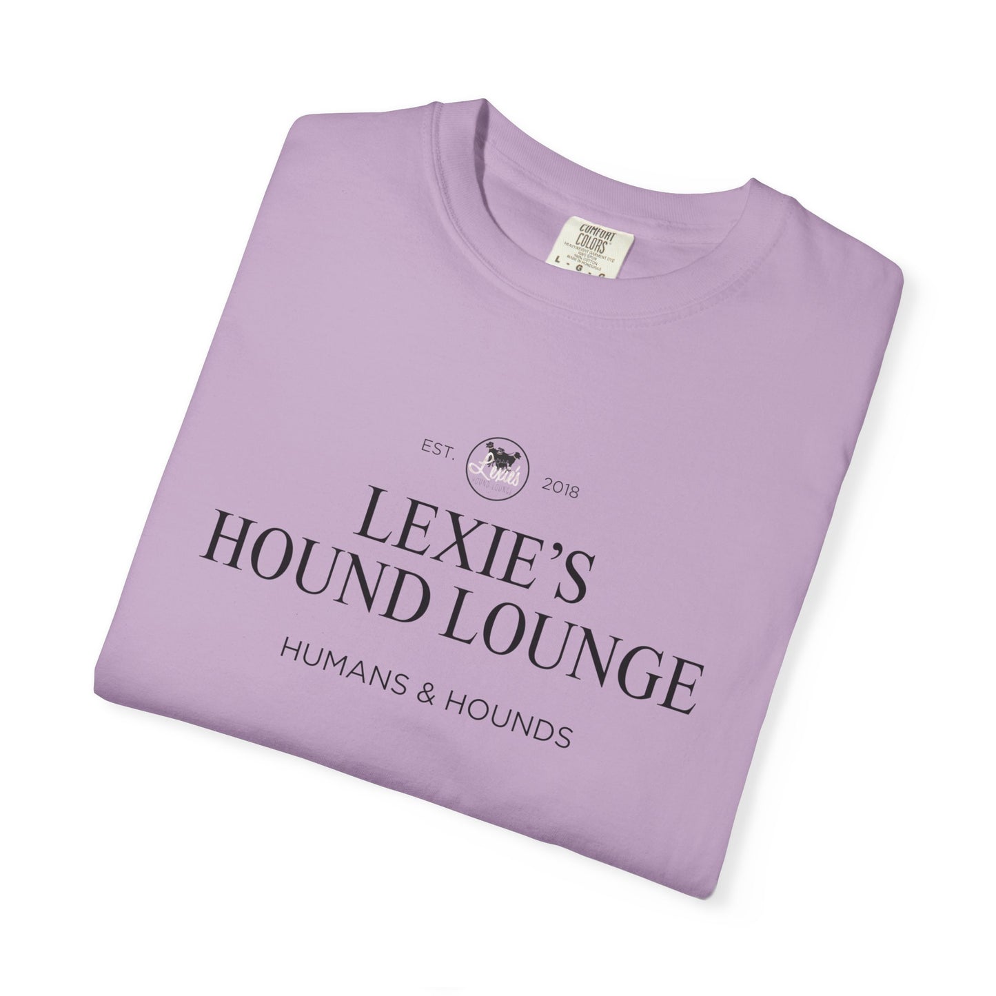 Lexie’s Hound Lounge Comfort Colors Logo Tee