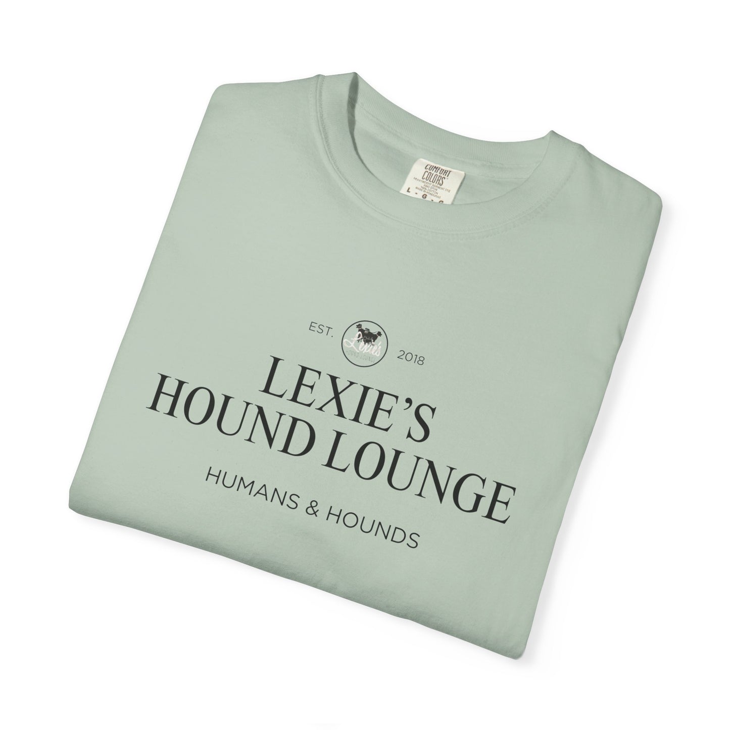Lexie’s Hound Lounge Comfort Colors Logo Tee
