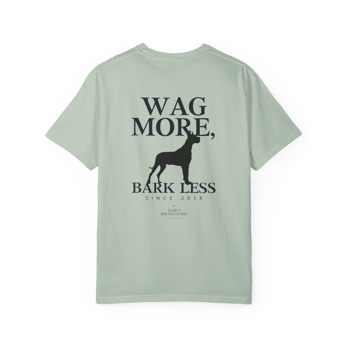 Wag More Bark Less Unisex T-Shirt for Dog Lovers