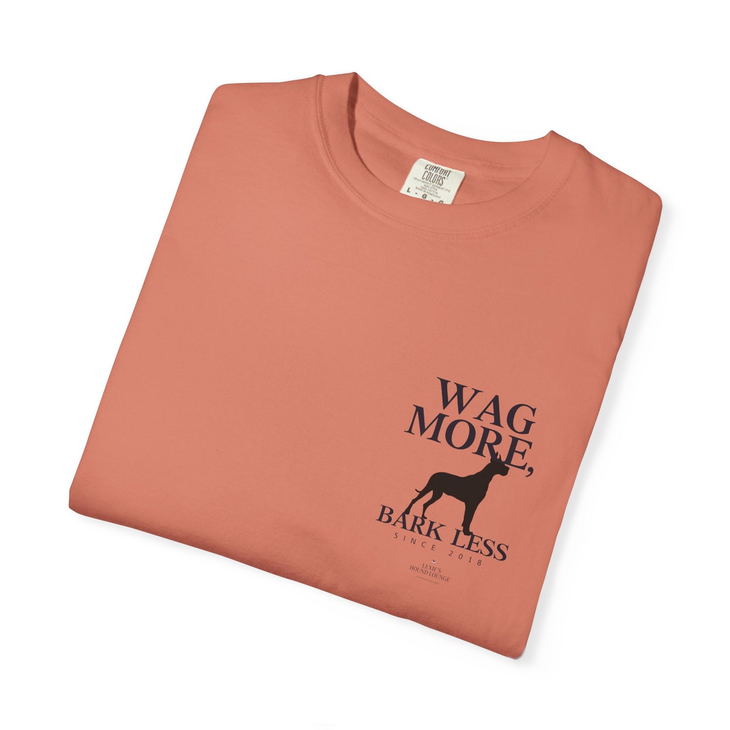Wag More Bark Less Unisex T-Shirt for Dog Lovers