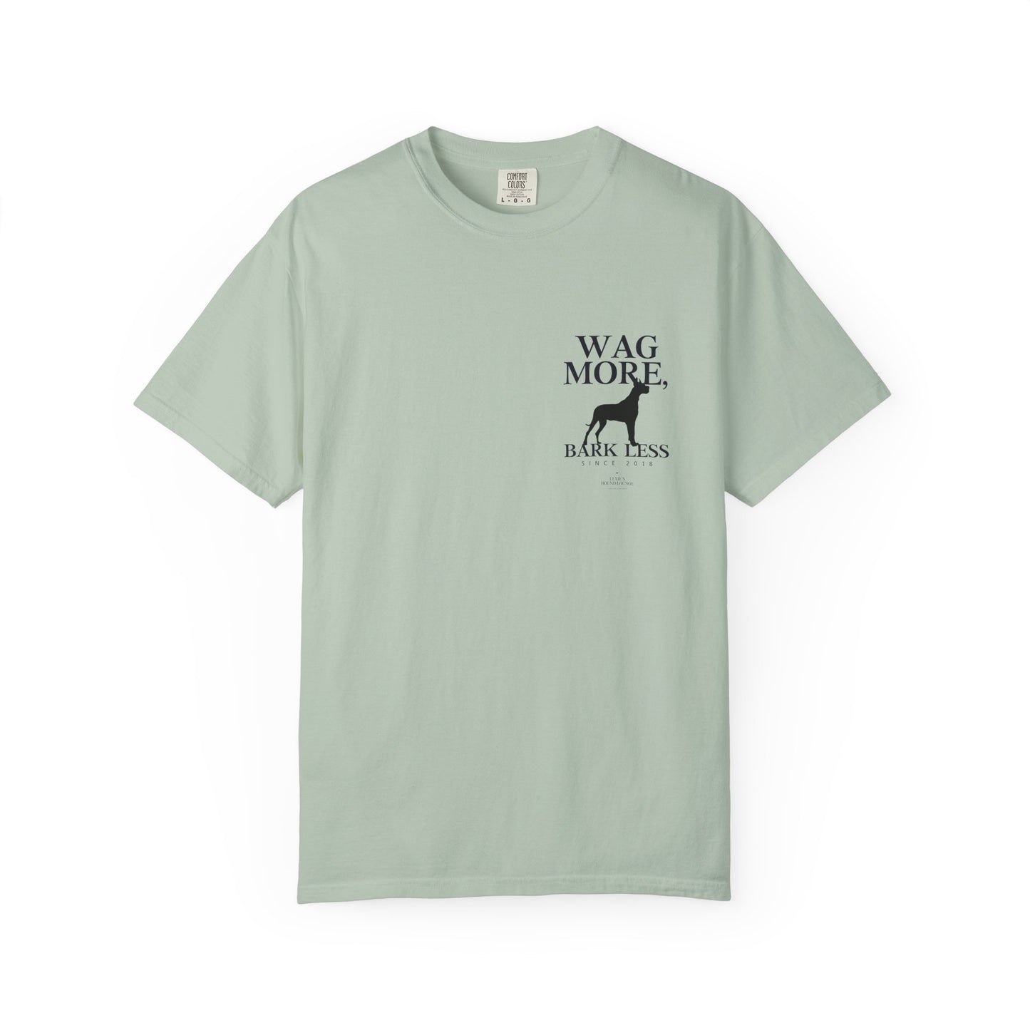Wag More Bark Less Unisex T-Shirt for Dog Lovers