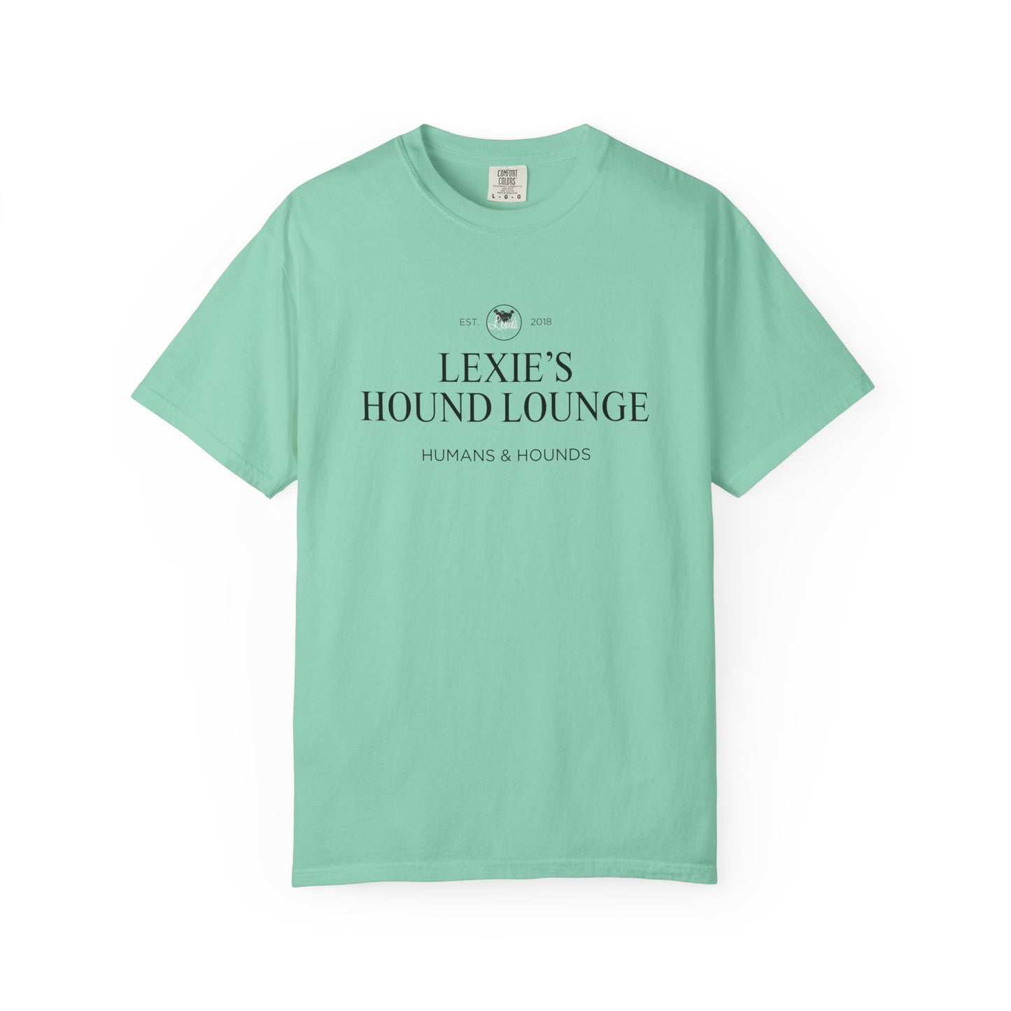 Lexie’s Hound Lounge Comfort Colors Logo Tee