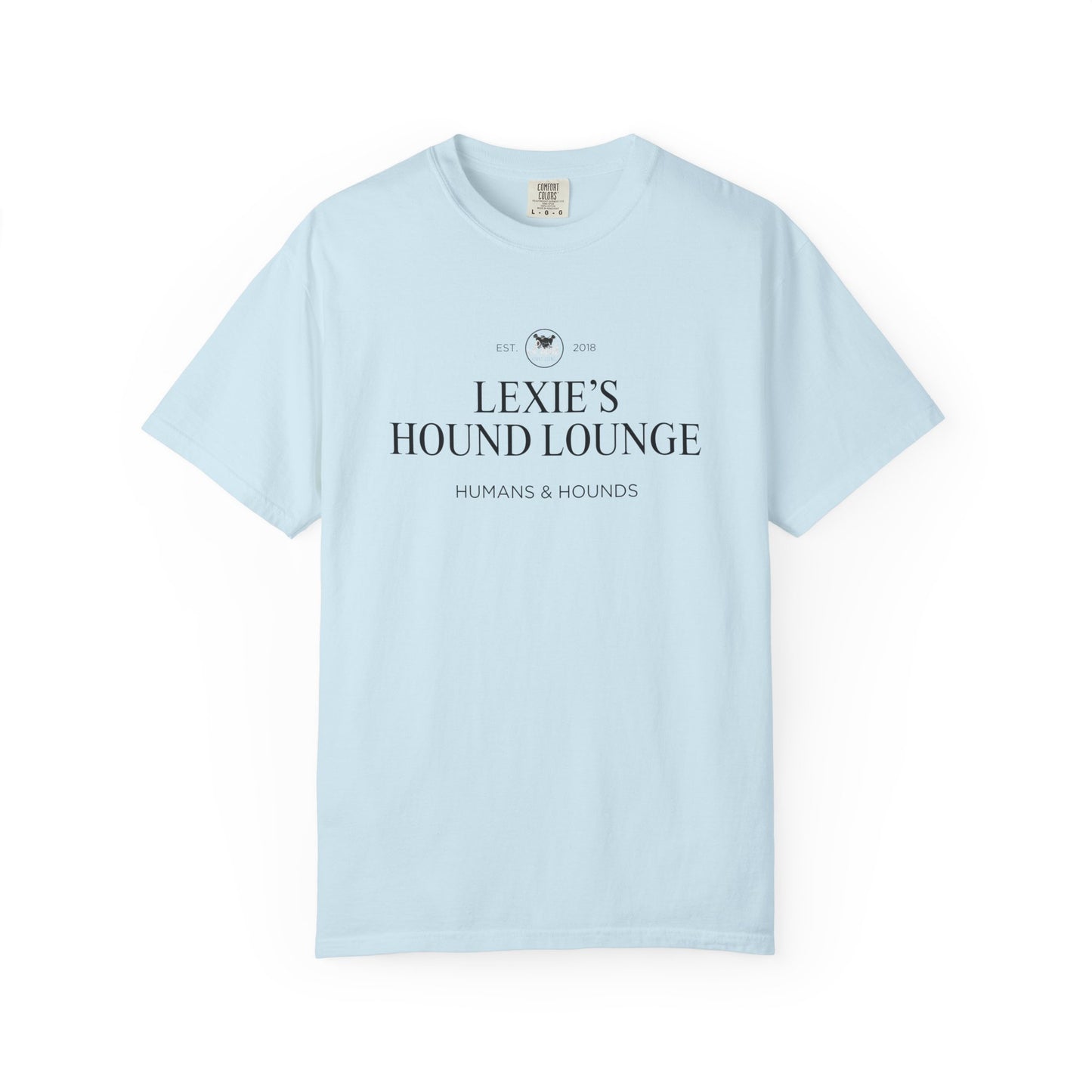 Lexie’s Hound Lounge Comfort Colors Logo Tee