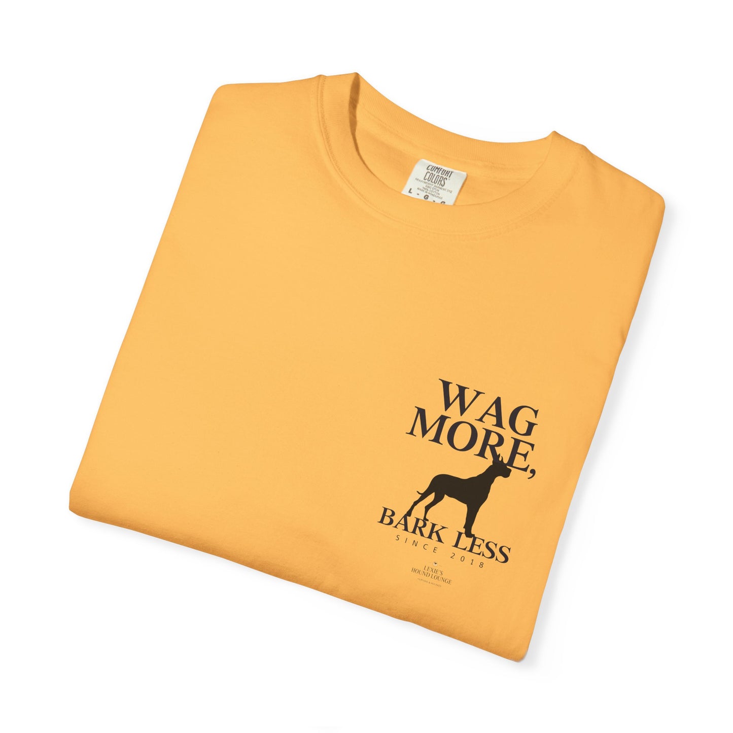 Wag More Bark Less Unisex T-Shirt for Dog Lovers