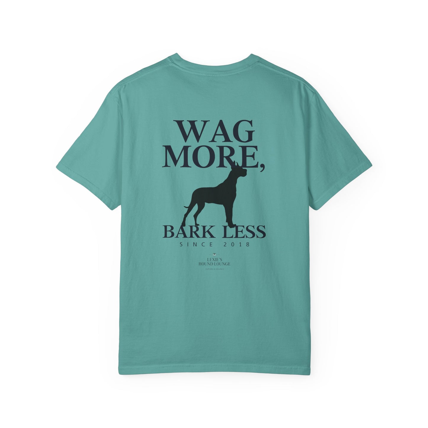 Wag More Bark Less Unisex T-Shirt for Dog Lovers
