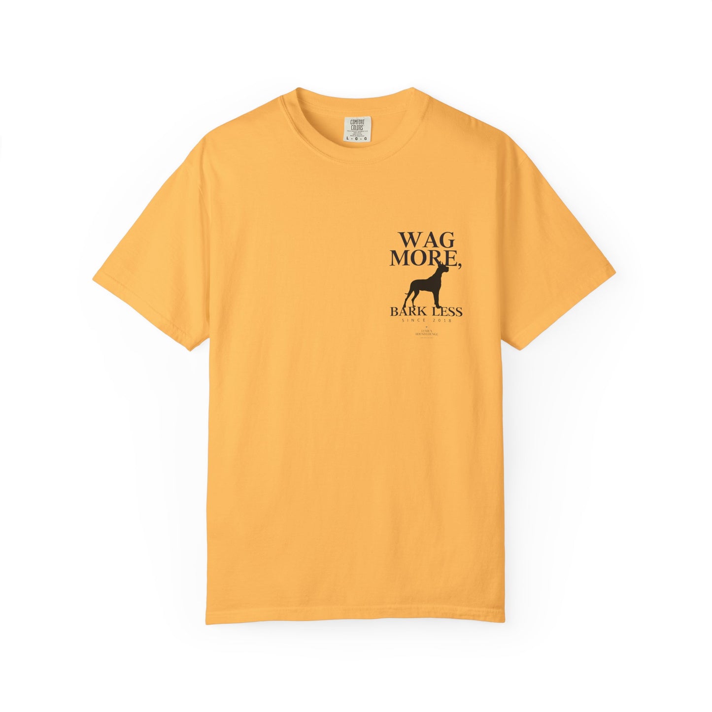 Wag More Bark Less Unisex T-Shirt for Dog Lovers