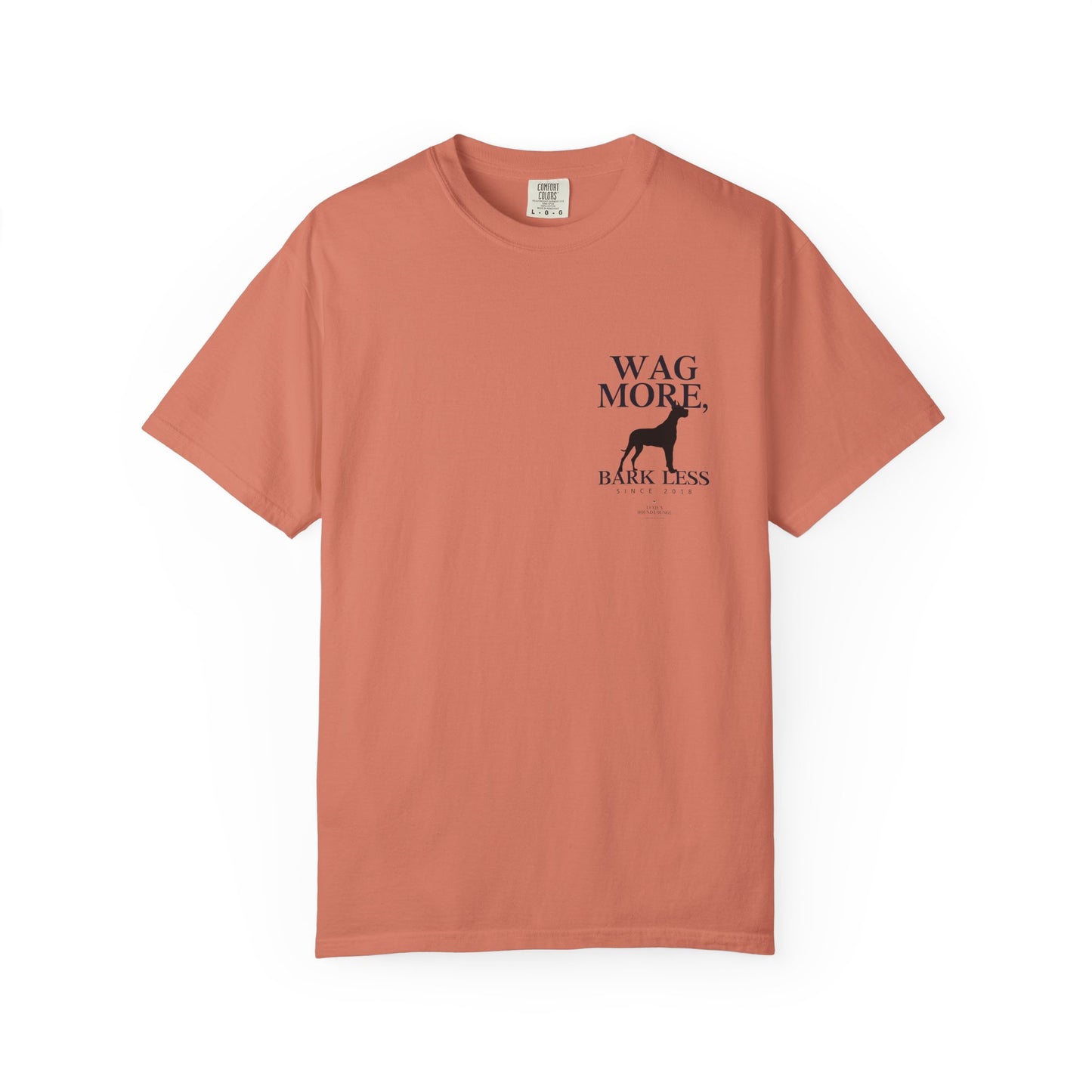Wag More Bark Less Unisex T-Shirt for Dog Lovers