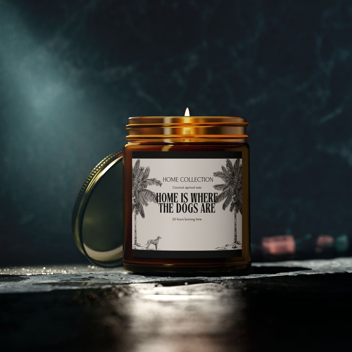 Home Is Where the Dogs Are Candle