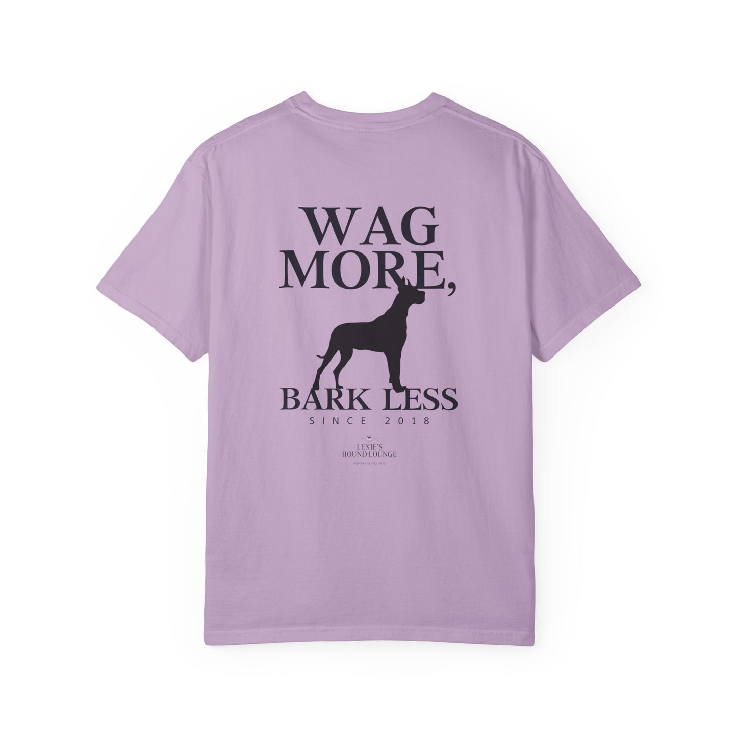 Wag More Bark Less Unisex T-Shirt for Dog Lovers