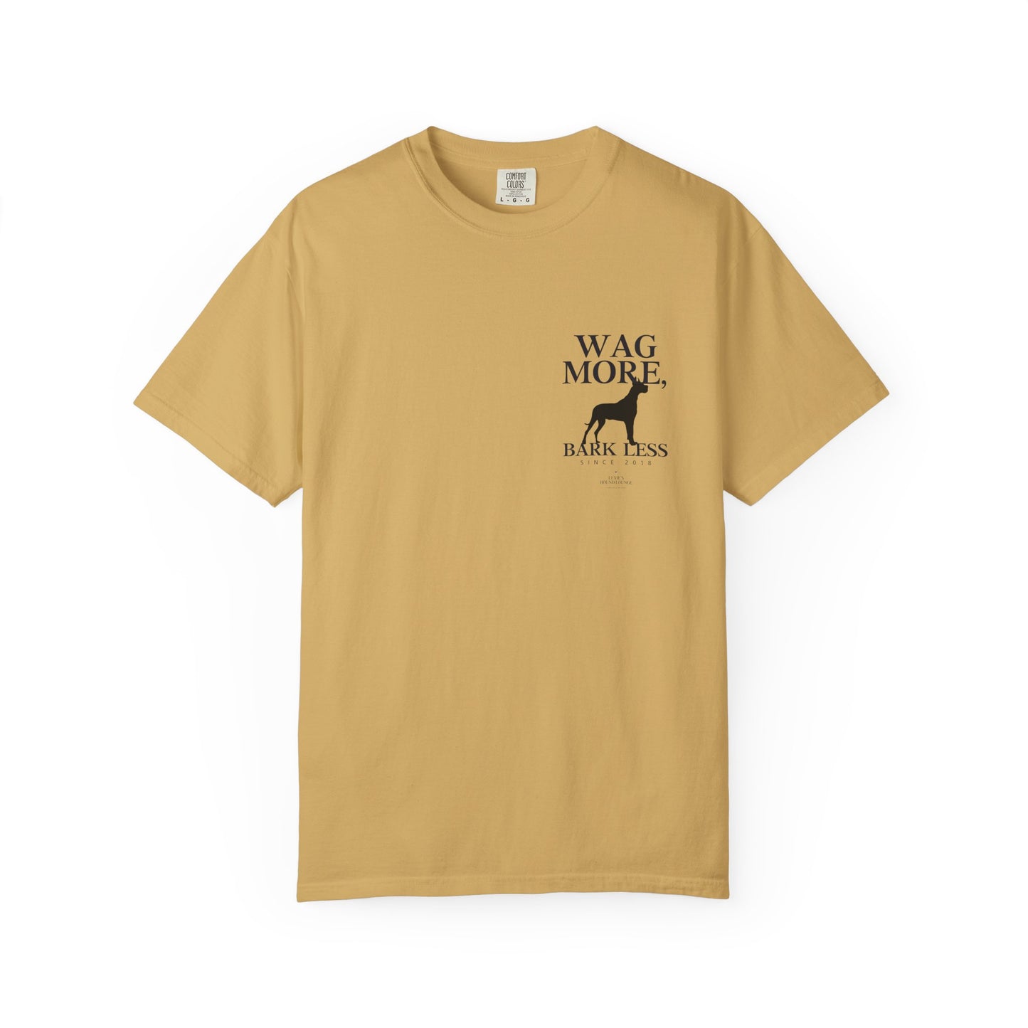 Wag More Bark Less Unisex T-Shirt for Dog Lovers
