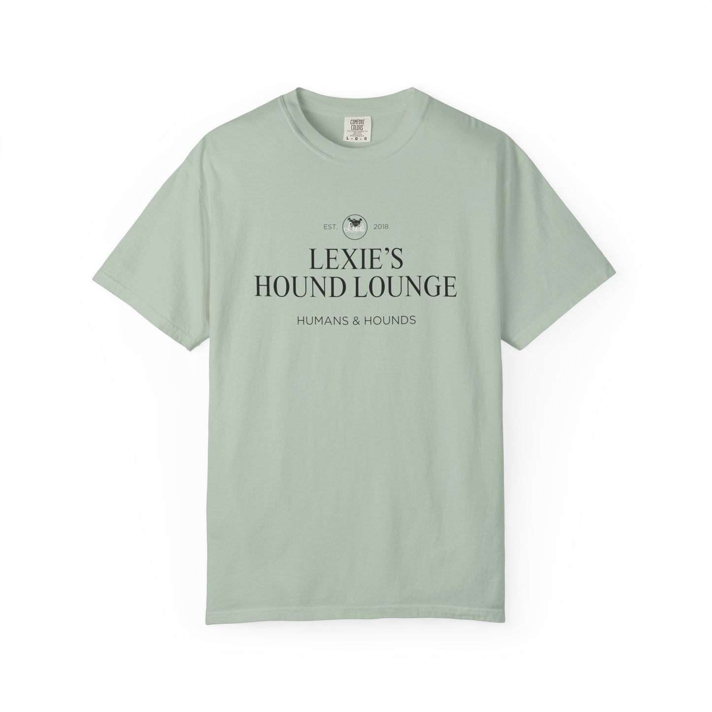 Lexie’s Hound Lounge Comfort Colors Logo Tee