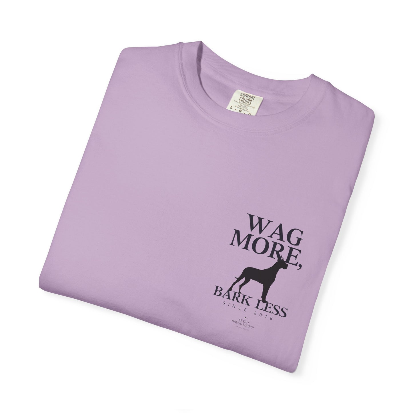 Wag More Bark Less Unisex T-Shirt for Dog Lovers