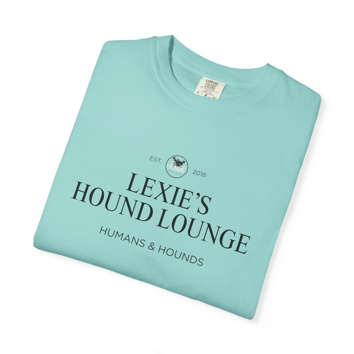 Lexie’s Hound Lounge Comfort Colors Logo Tee