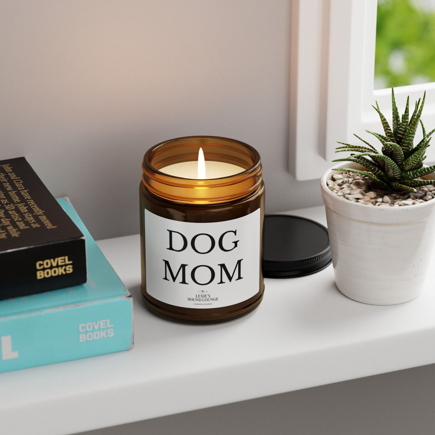 Scented Soy Candle - Dog Mom Gift - Cozy Home Decor