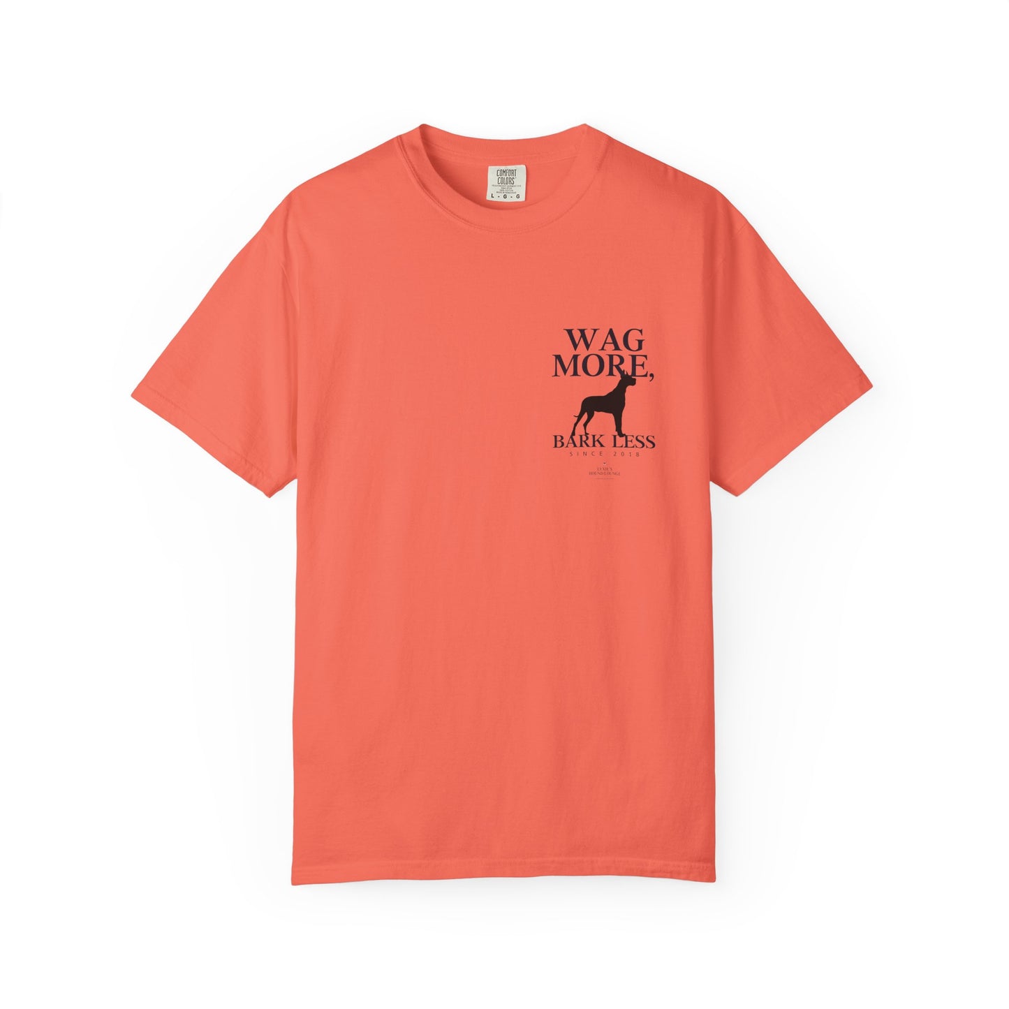Wag More Bark Less Unisex T-Shirt for Dog Lovers