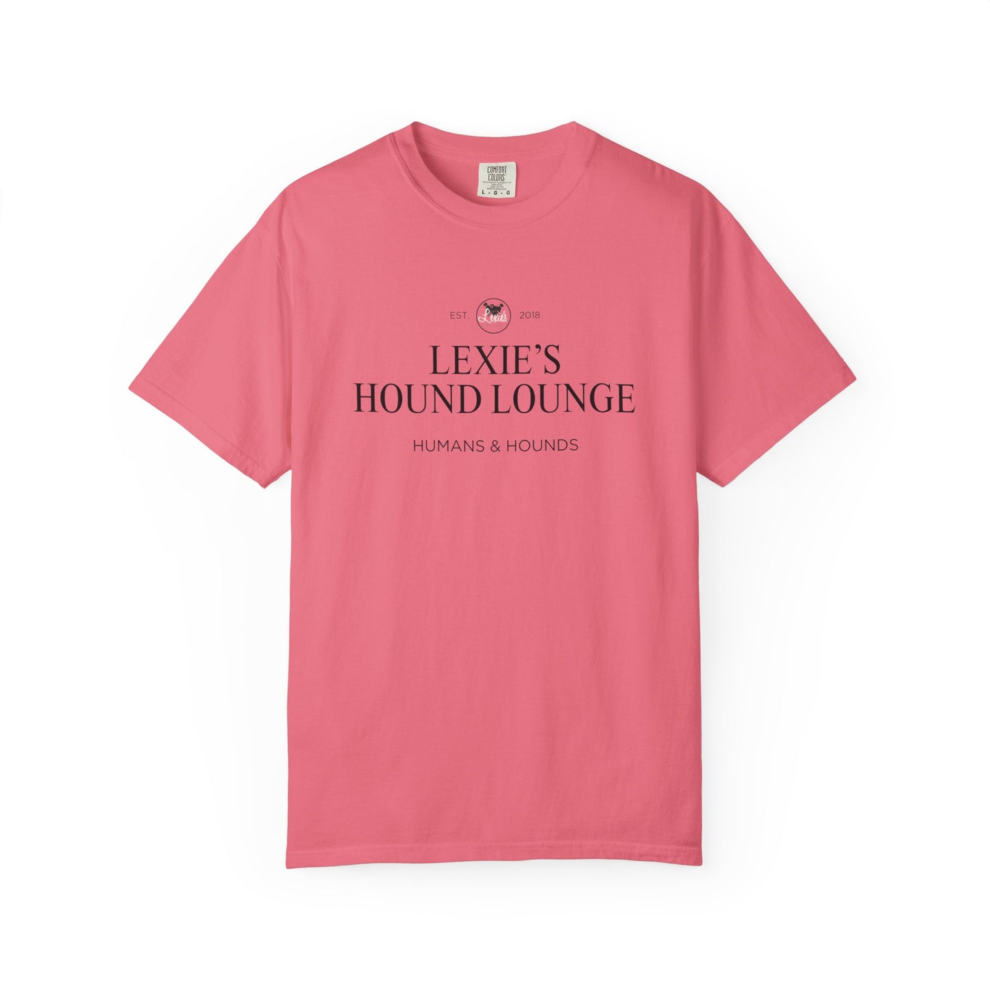Lexie’s Hound Lounge Comfort Colors Logo Tee