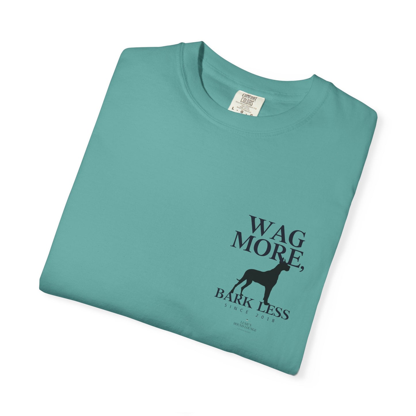 Wag More Bark Less Unisex T-Shirt for Dog Lovers