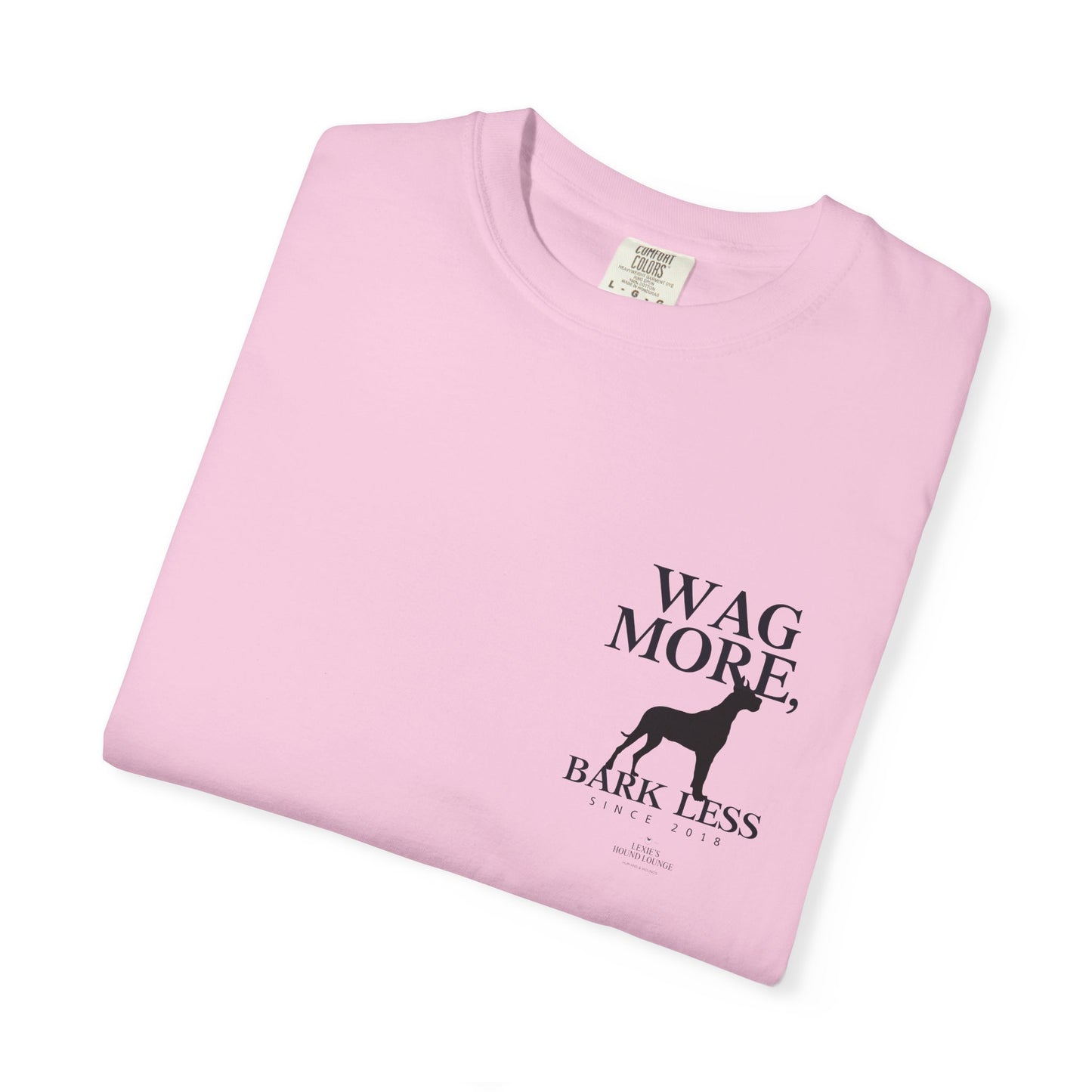 Wag More Bark Less Unisex T-Shirt for Dog Lovers