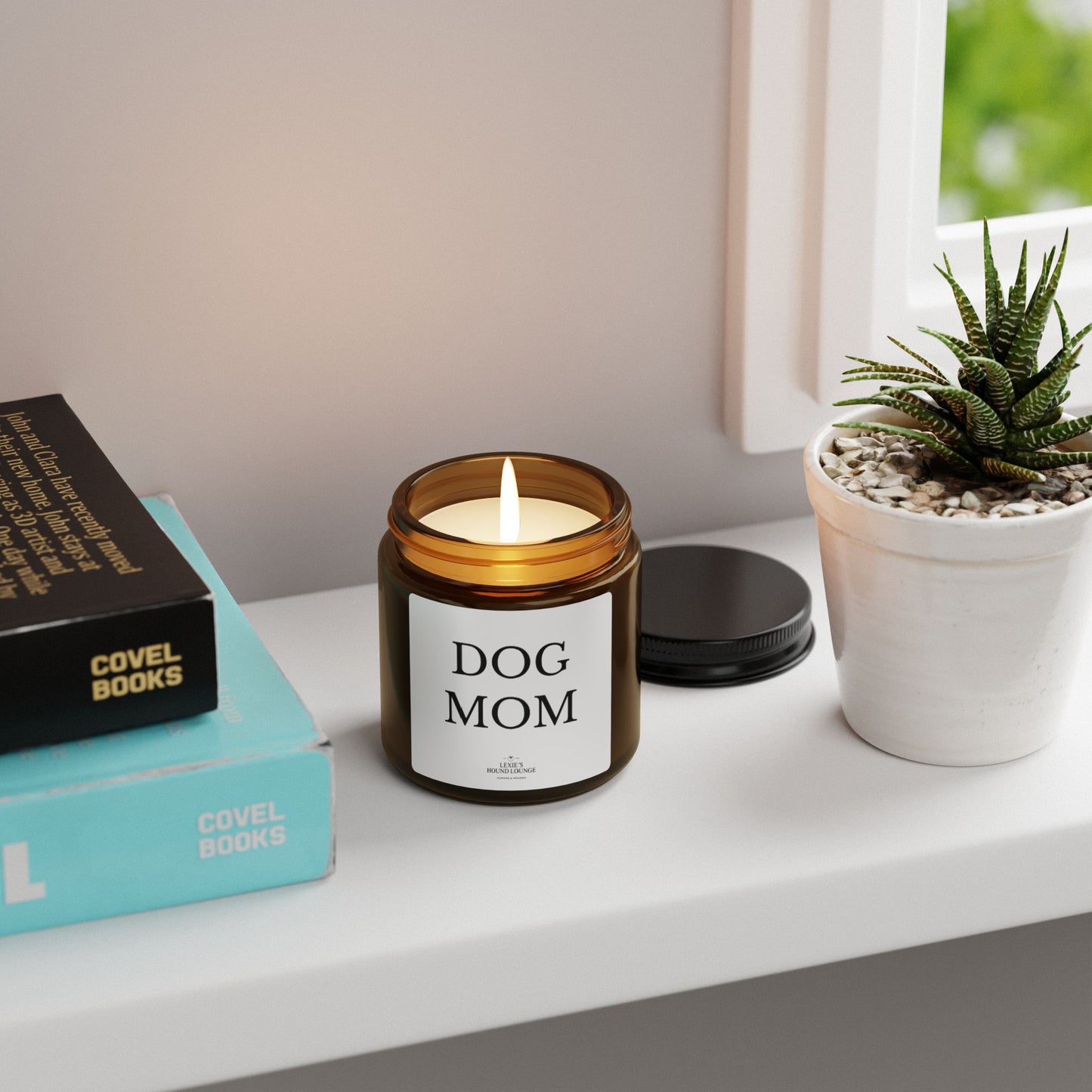 Scented Soy Candle - Dog Mom Gift - Cozy Home Decor