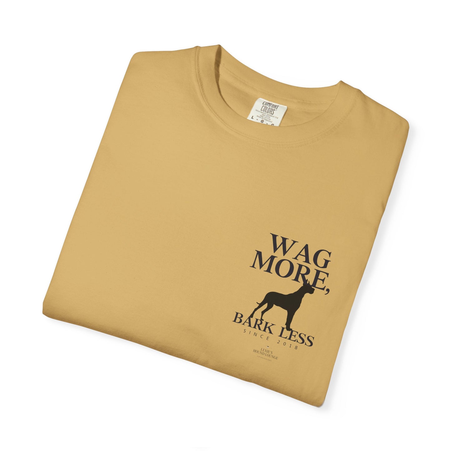Wag More Bark Less Unisex T-Shirt for Dog Lovers