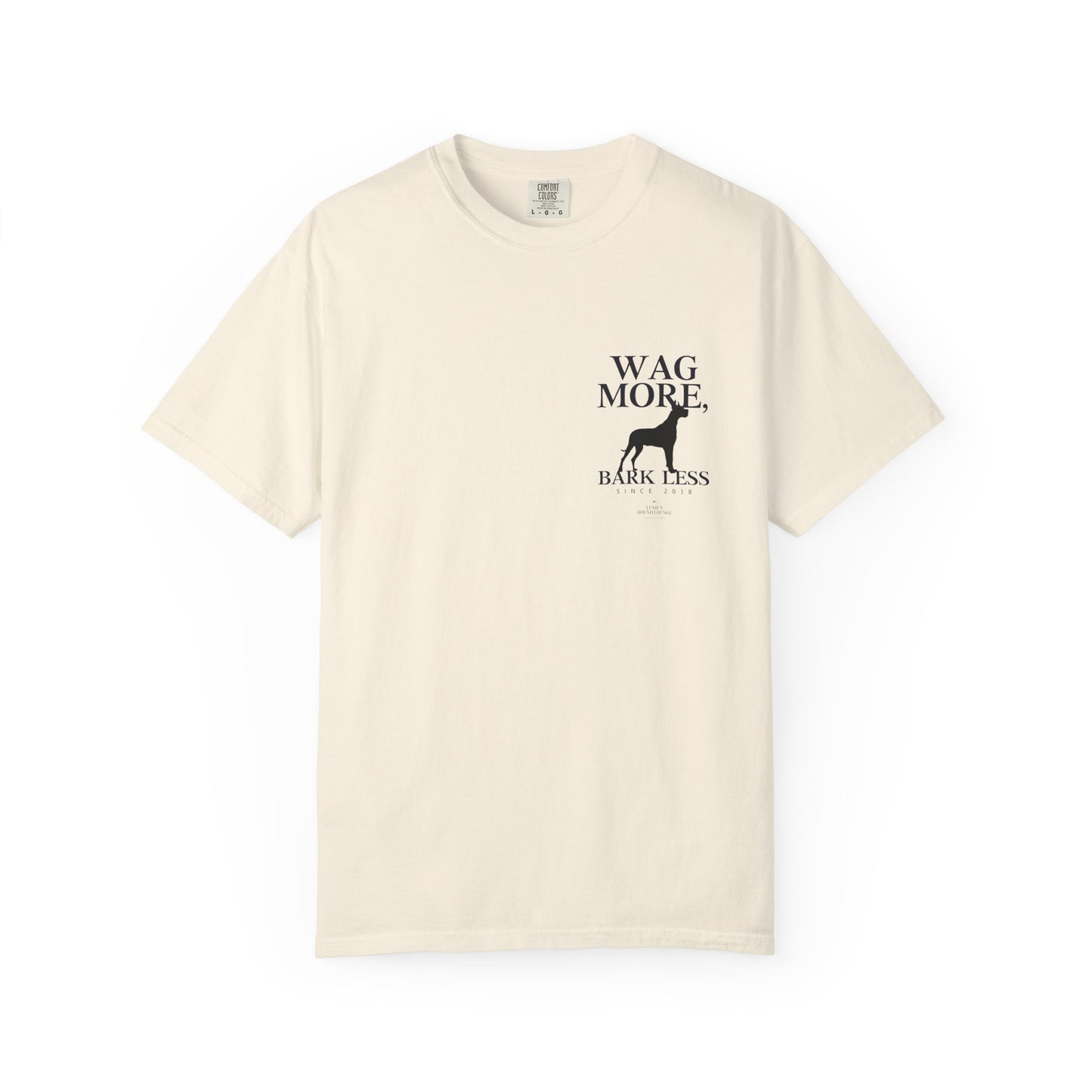Wag More Bark Less Unisex T-Shirt for Dog Lovers