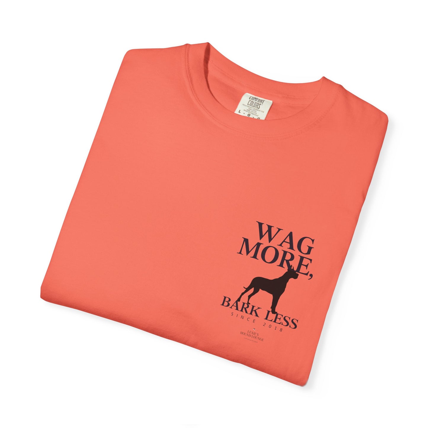 Wag More Bark Less Unisex T-Shirt for Dog Lovers