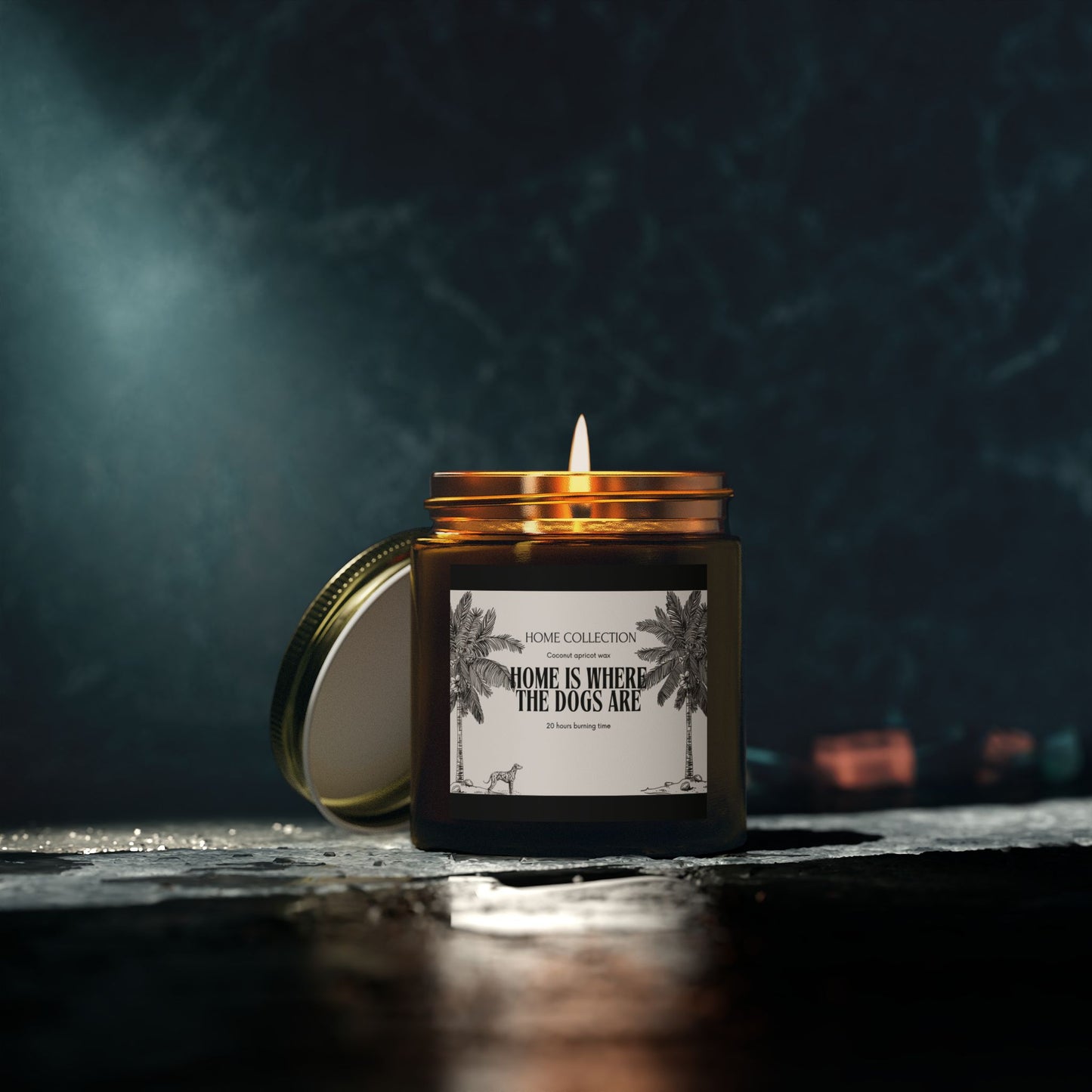 Home Is Where the Dogs Are Candle