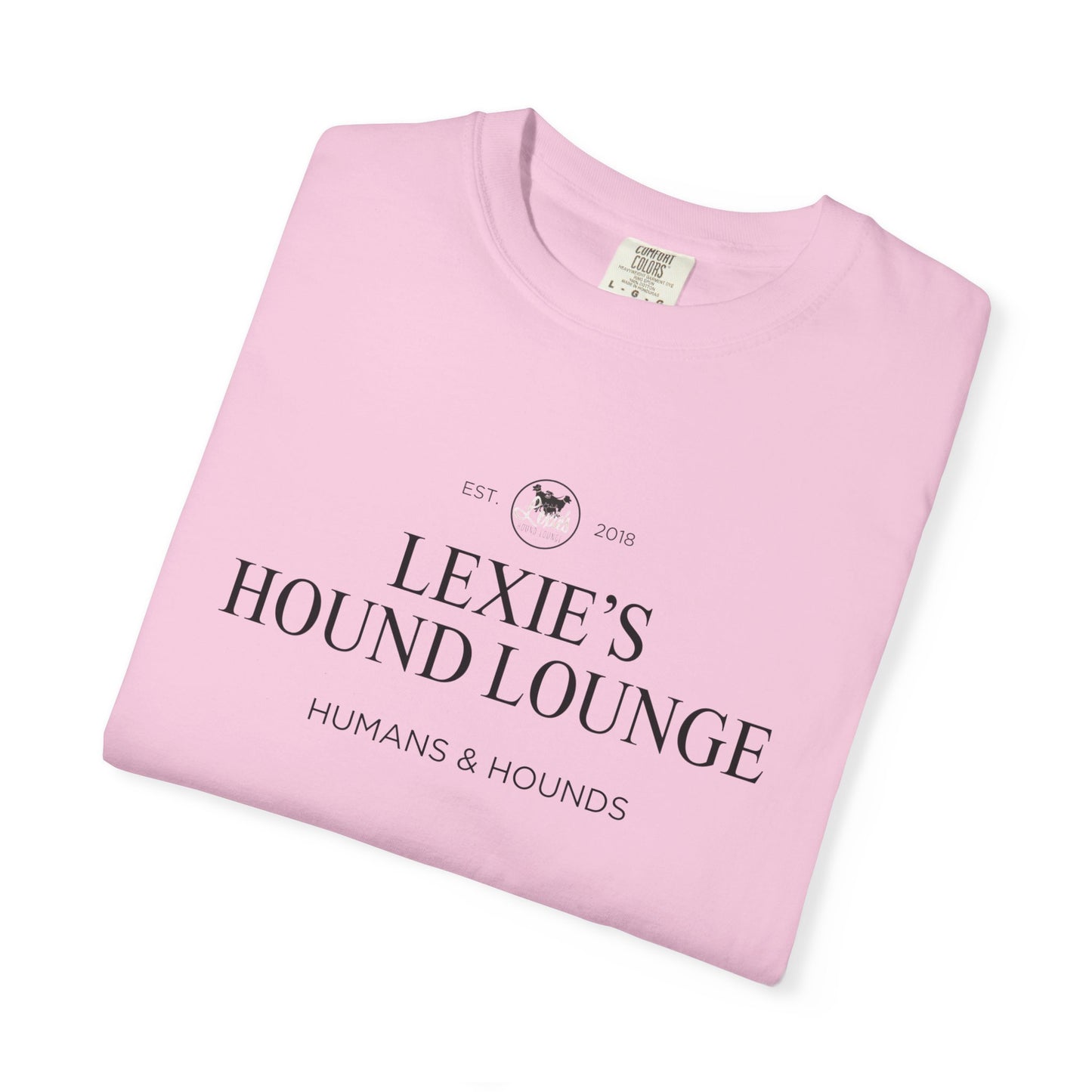 Lexie’s Hound Lounge Comfort Colors Logo Tee