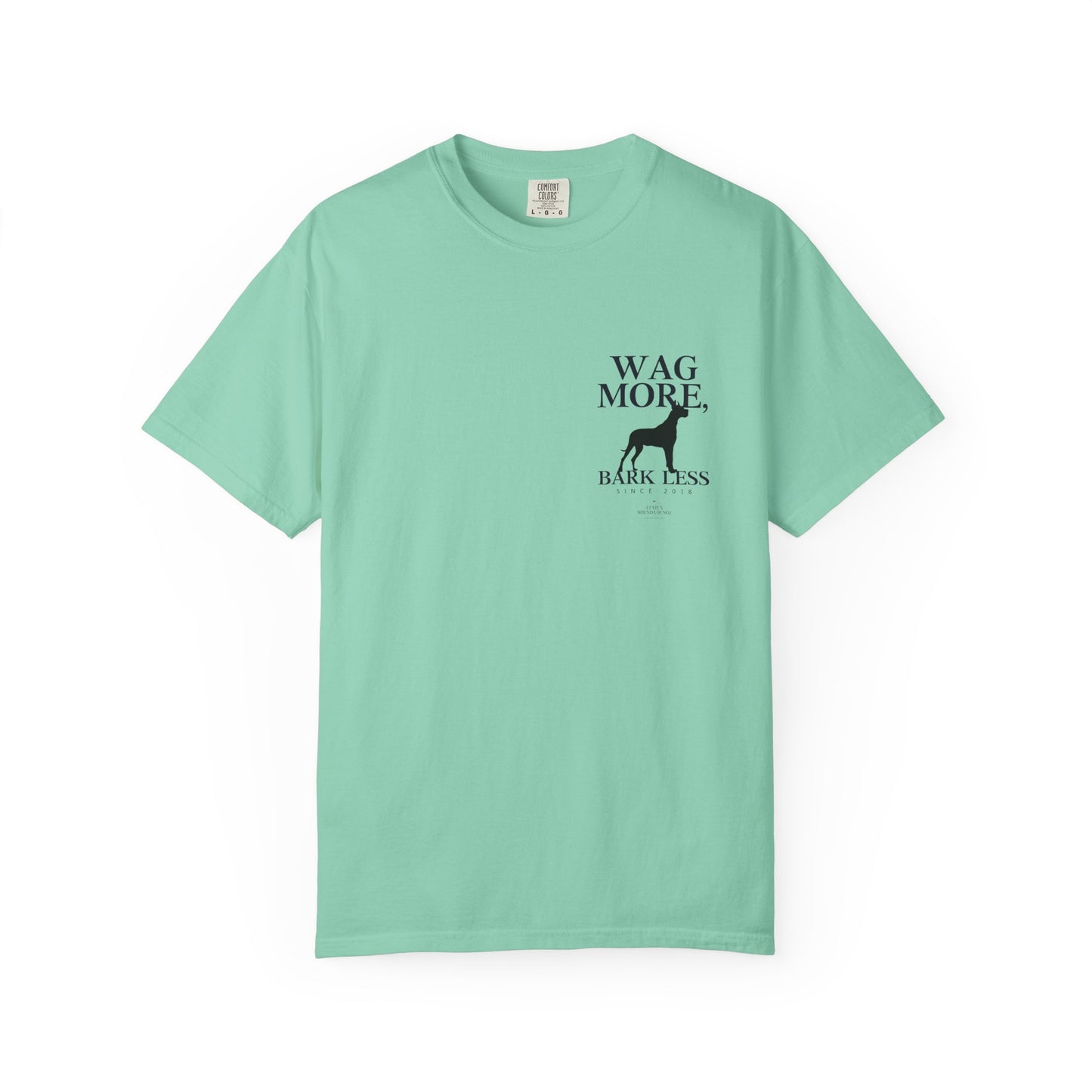 Wag More Bark Less Unisex T-Shirt for Dog Lovers