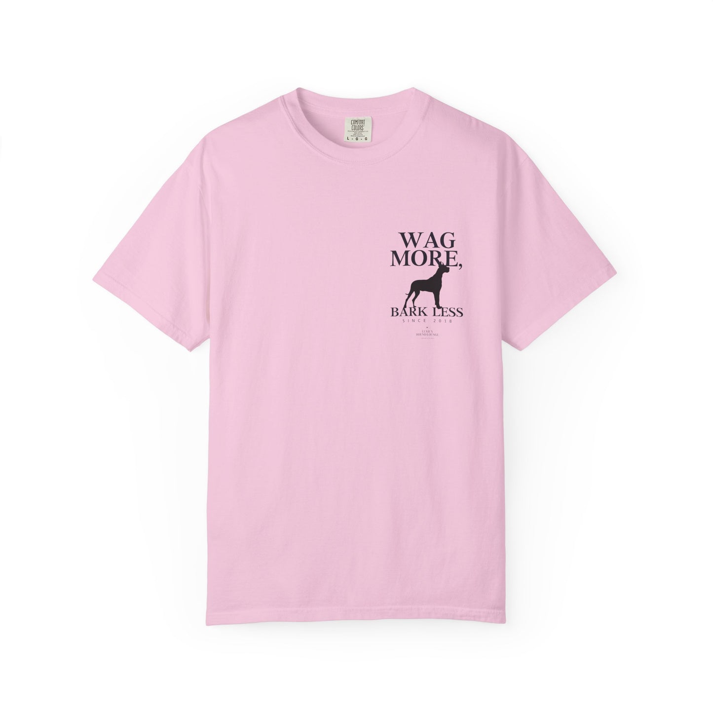 Wag More Bark Less Unisex T-Shirt for Dog Lovers