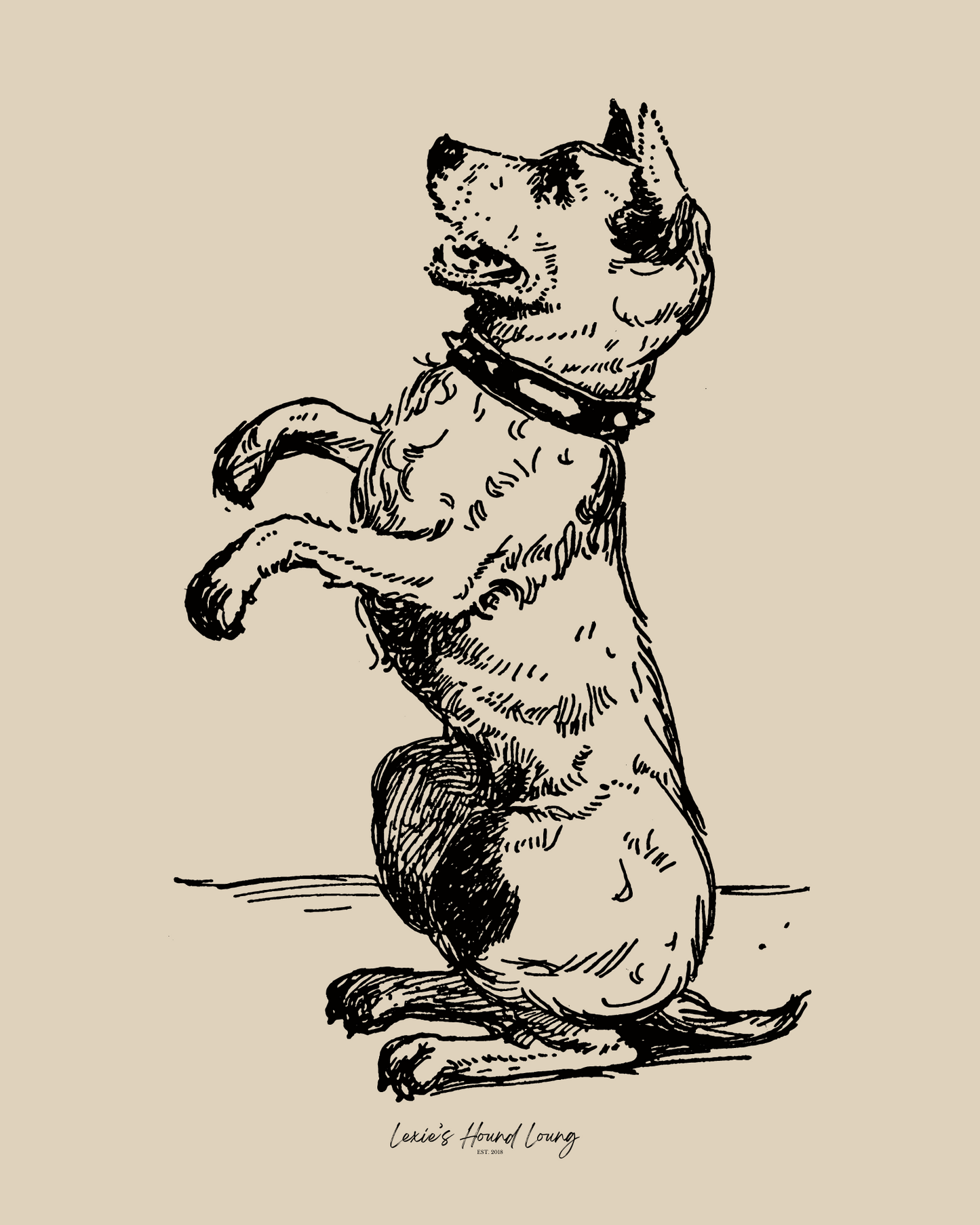 Vintage Dog Poster