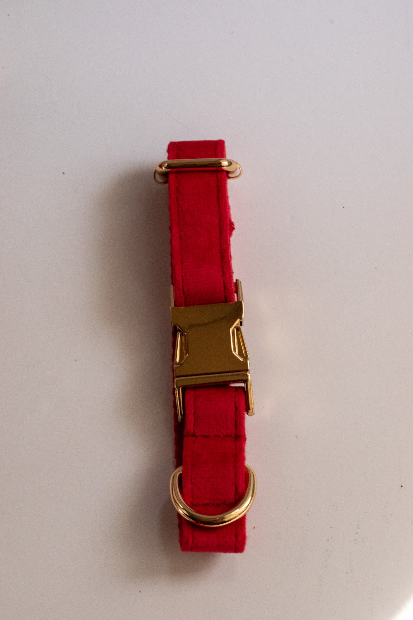 Ruby Red Velvet Dog Collars