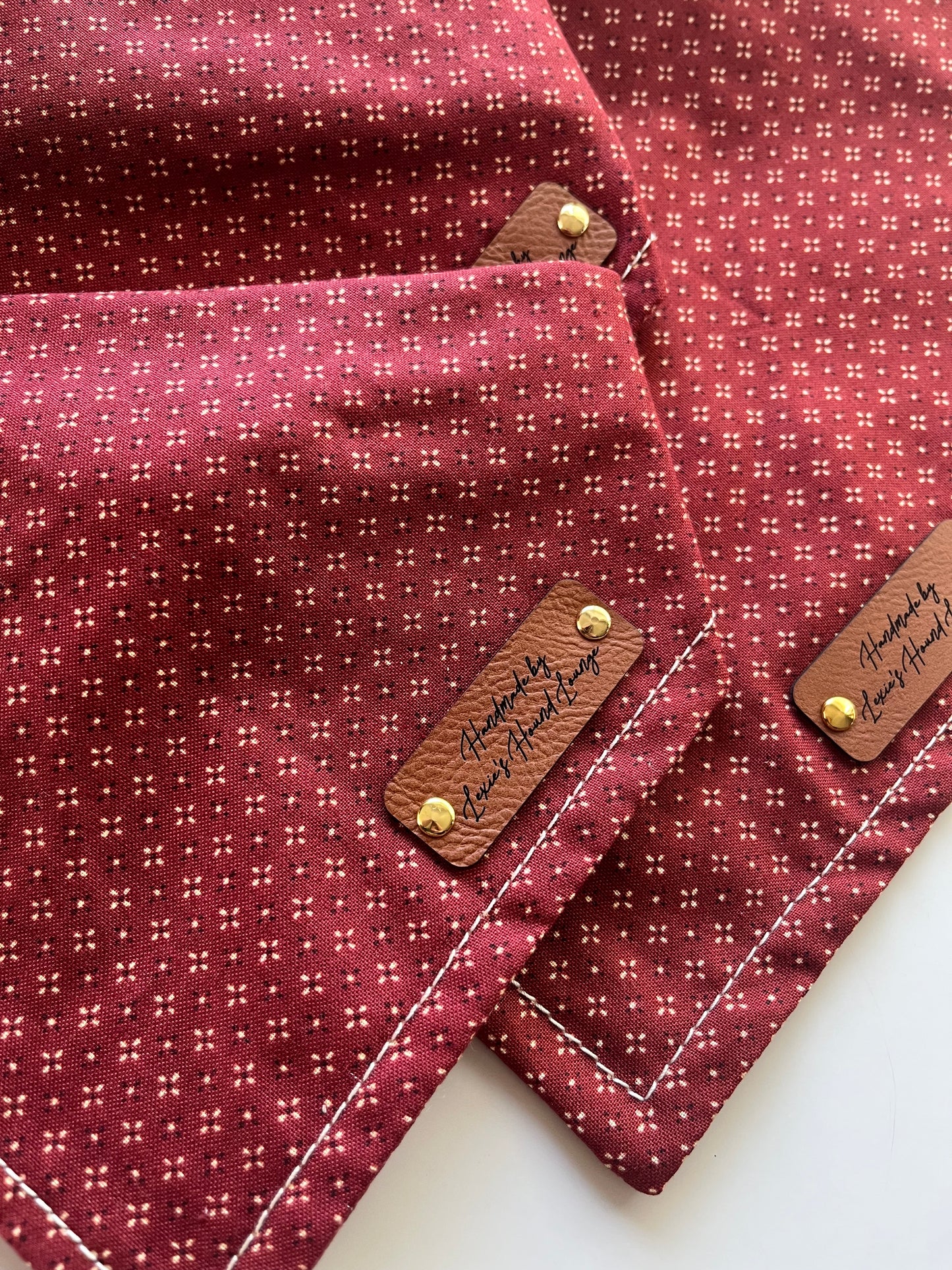 Rust Red Classic Dog Bandana