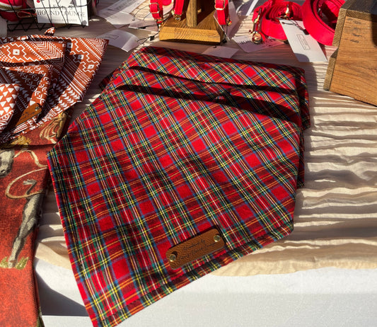 Plaid Dog Bandanas