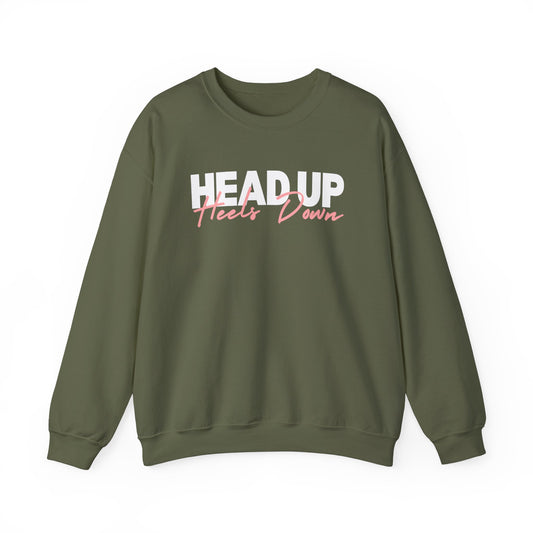 Head up Heels Down Crewneck Sweatshirt