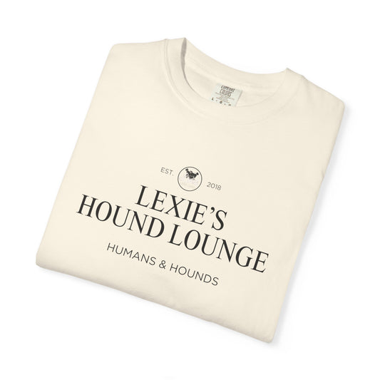 Lexie’s Hound Lounge Comfort Colors Logo Tee