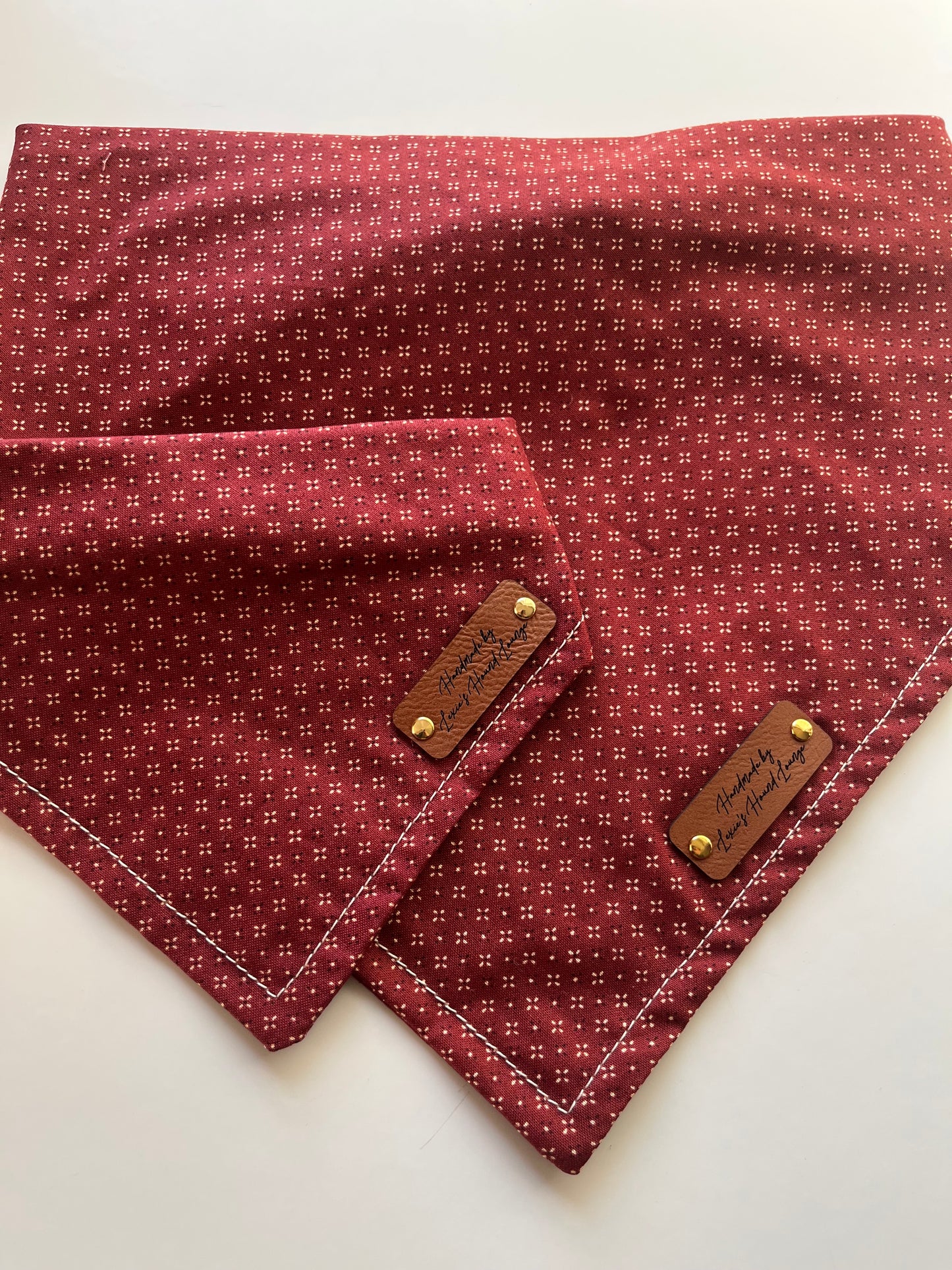 Rust Red Classic Dog Bandana