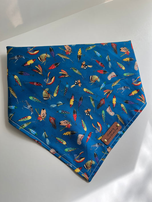 Fishing Lure Dog Bandana