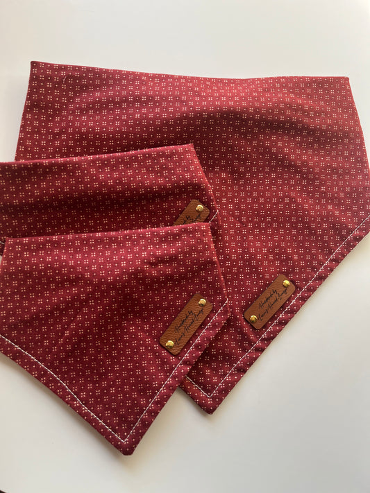 Rust Red Classic Dog Bandana