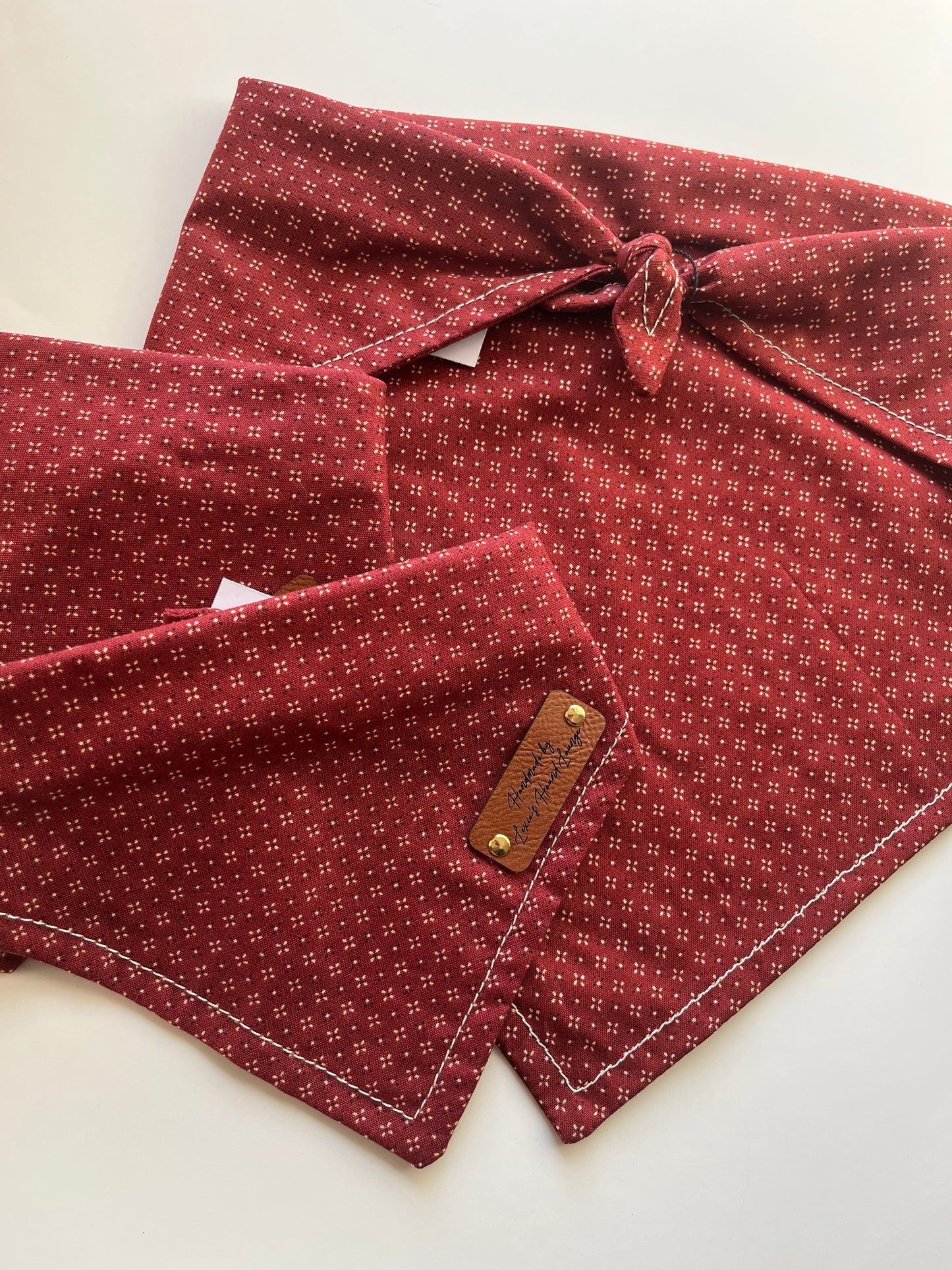 Rust Red Classic Dog Bandana
