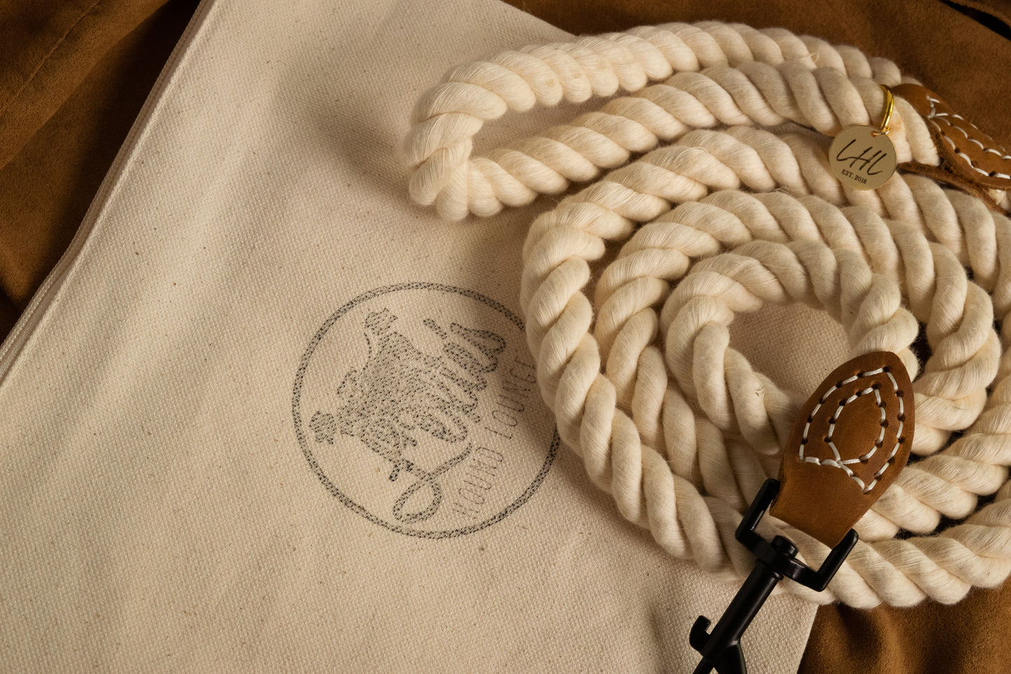 The Ivory Rope Leash