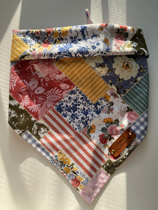 Patchwork Meadow Bandana